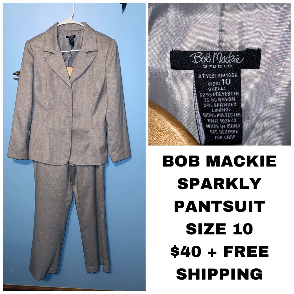 Bob Mackie Studio Sparkly Pantsuit